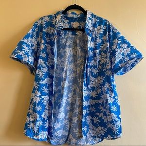 Gap Tropical Short Sleeve Button Down